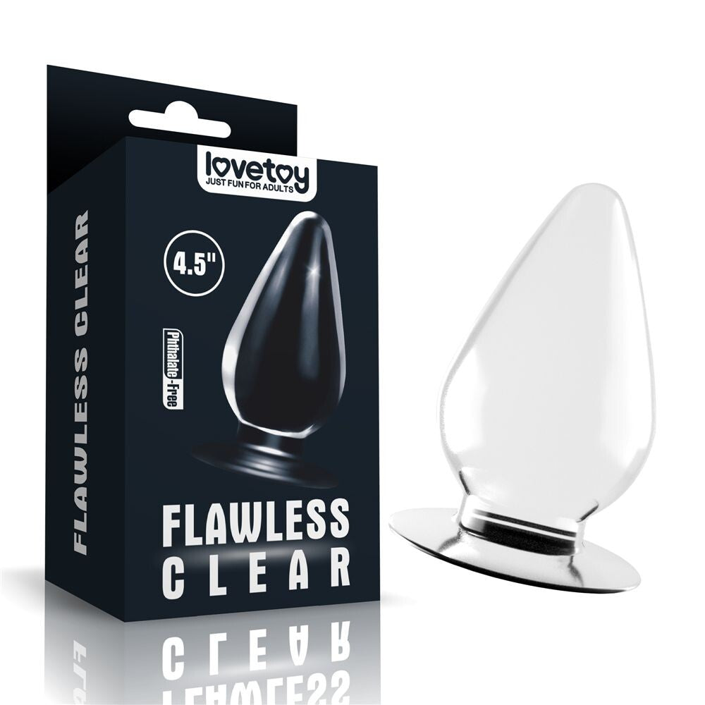 Plug Anale Extreme Flawless Clear Ø 5,5 cm - immagine 4