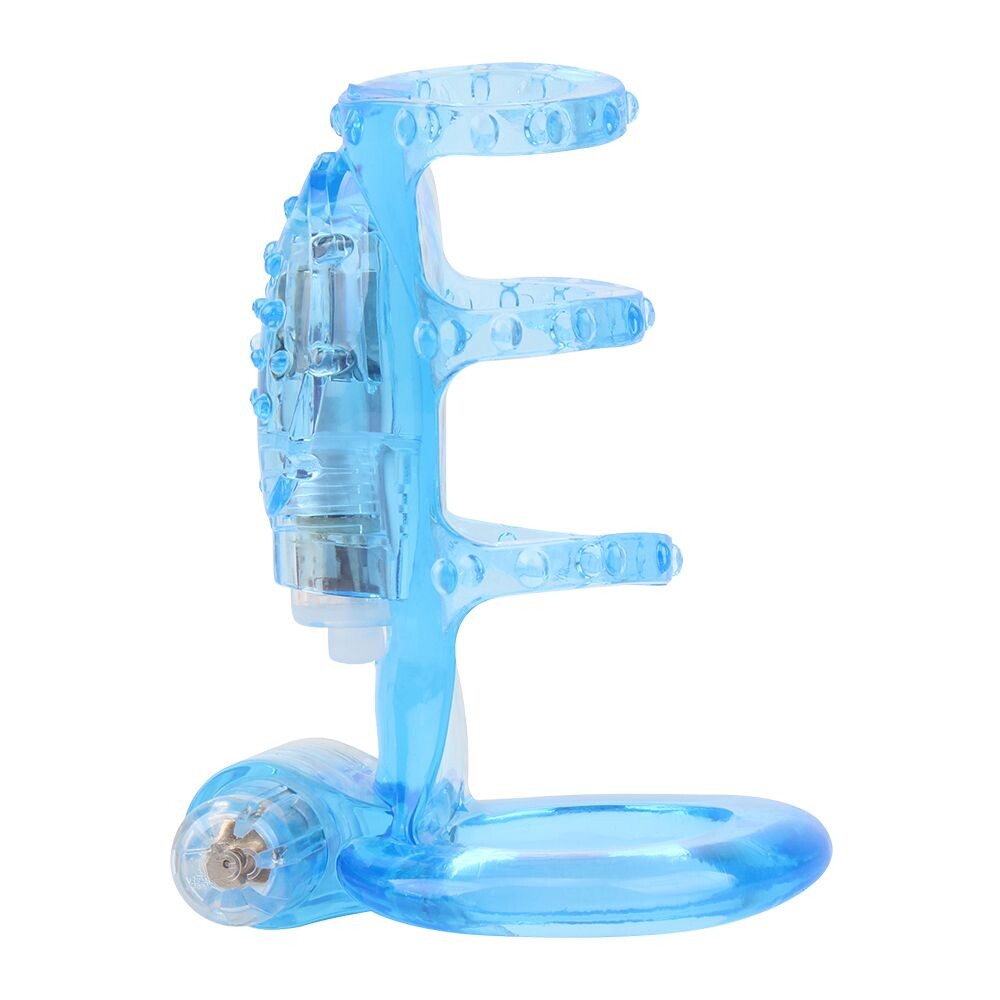 Anello Vibrante Dual Vibrating Cock Cage - immagine 4