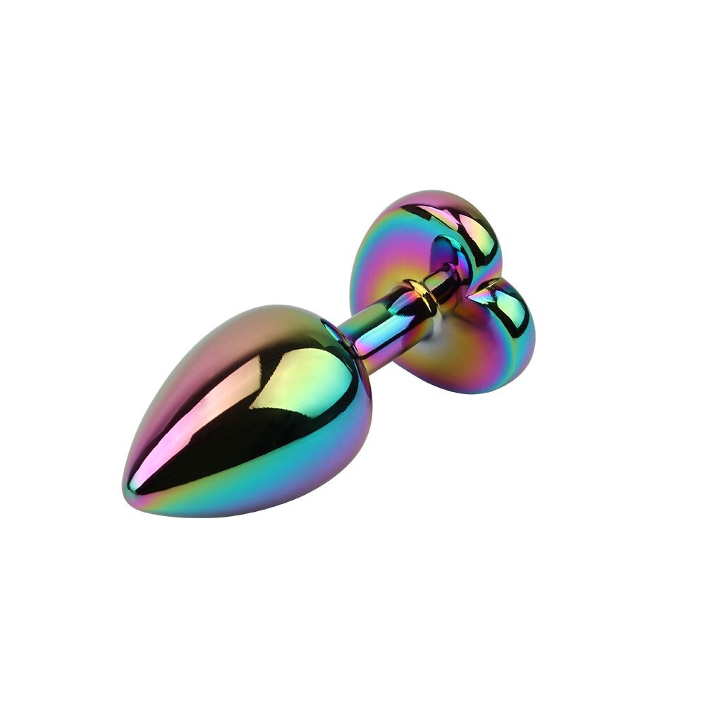 Plug Anale Rainbow Heart - immagine 3