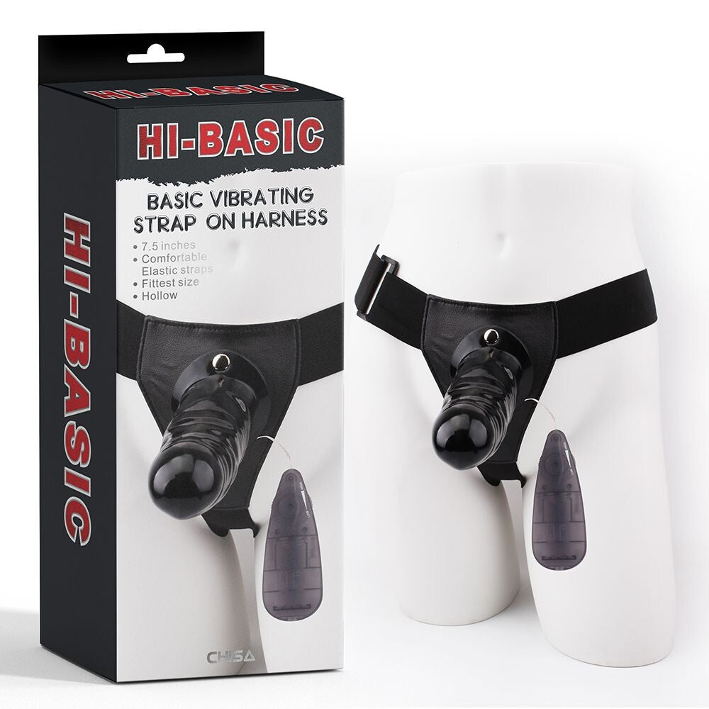 Strap On Basic Vibrating Harness 19 cm - immagine 3