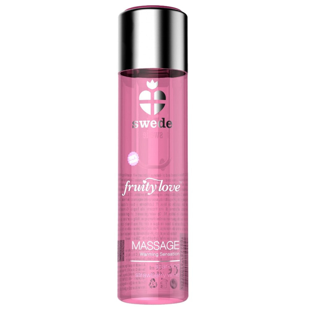 Olio Massaggio Riscaldante Fragola - immagine 1