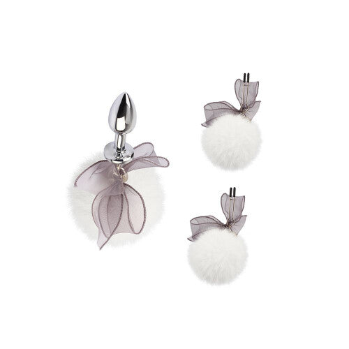 Pinzette per Capezzoli Cutesy e Plug Anale - immagine 2