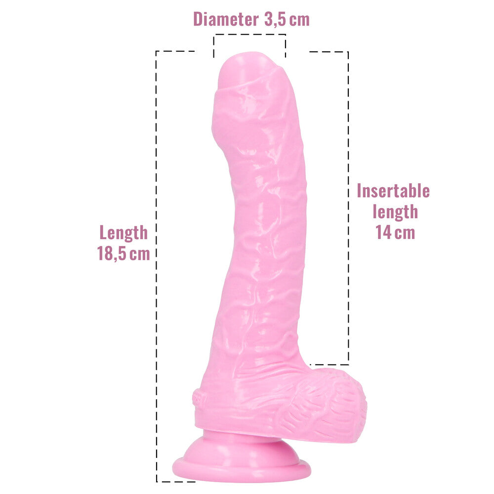 Dildo Profumato Ben Bubblegum 18,5 cm - immagine 4