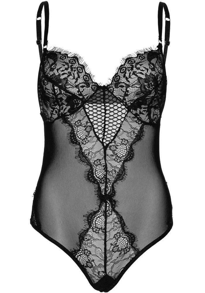 Body Sexy Lace and Sheer Nero - immagine 3