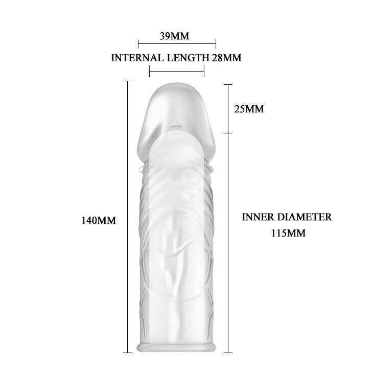 Guaina e Prolunga Pene Sleeves Extra  14 cm - immagine 4