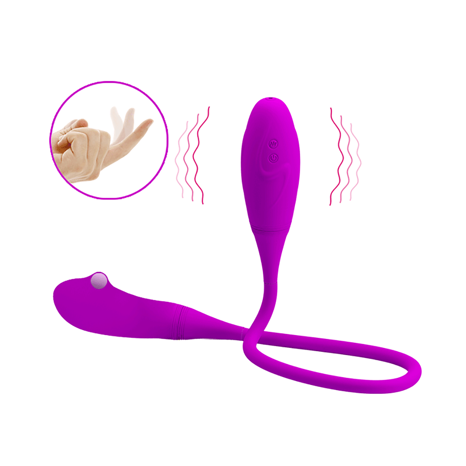 Vibratore Doppia Stimolazione Snaky Egg - immagine 2