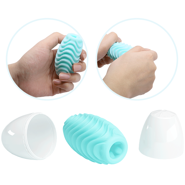 Masturbatore Double Sided Egg - immagine 2