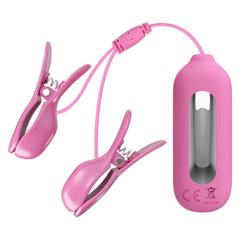 Pinzette Vibranti Per Capezzoli Romantic Wave II - immagine 4