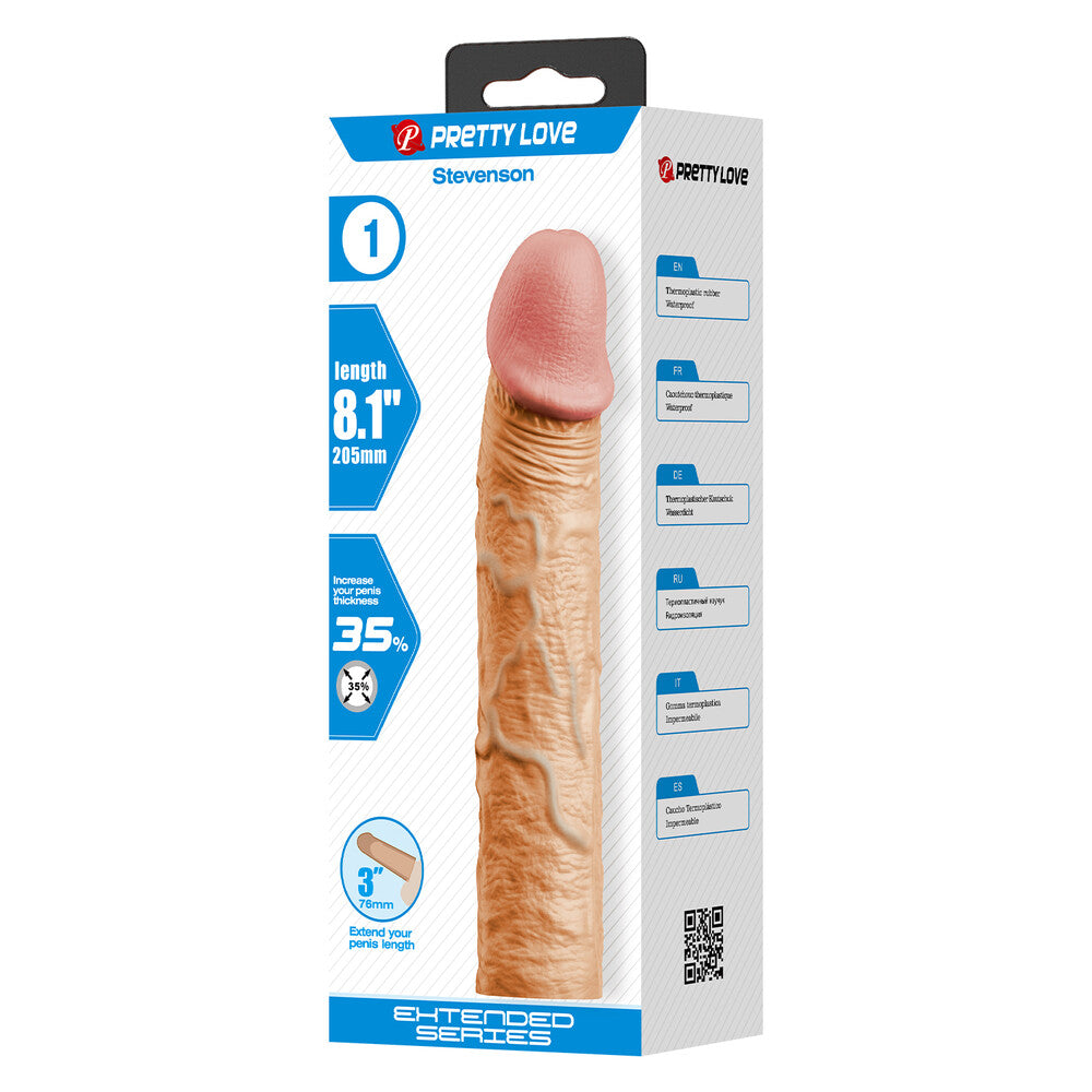 Guaina e Prolunga Pene Stevenson 20,5 cm - immagine 25