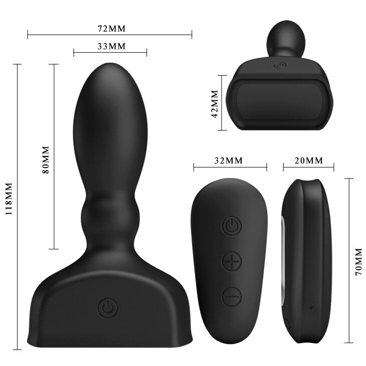 Vibratore Anale Inflatable Pulse - immagine 6