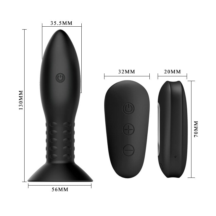 Vibratore Anale Rotation Beads Eclipse - immagine 5