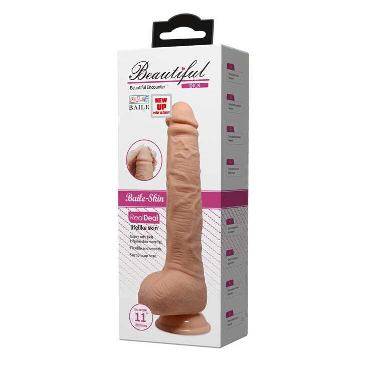Dildo XXL Beautiful Vibrant Dick 28 cm - immagine 11