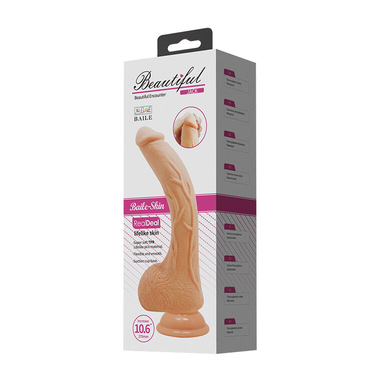 Dildo XXL Beautiful Jack 27 cm - immagine 7