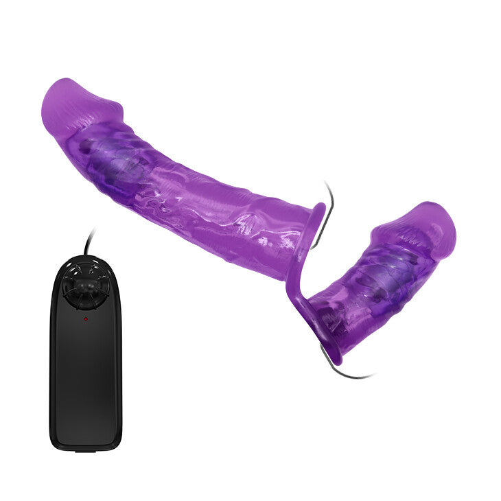 Strap-on Vibrante Ultra Passionate Dual Vibration 17,5 cm - immagine 12