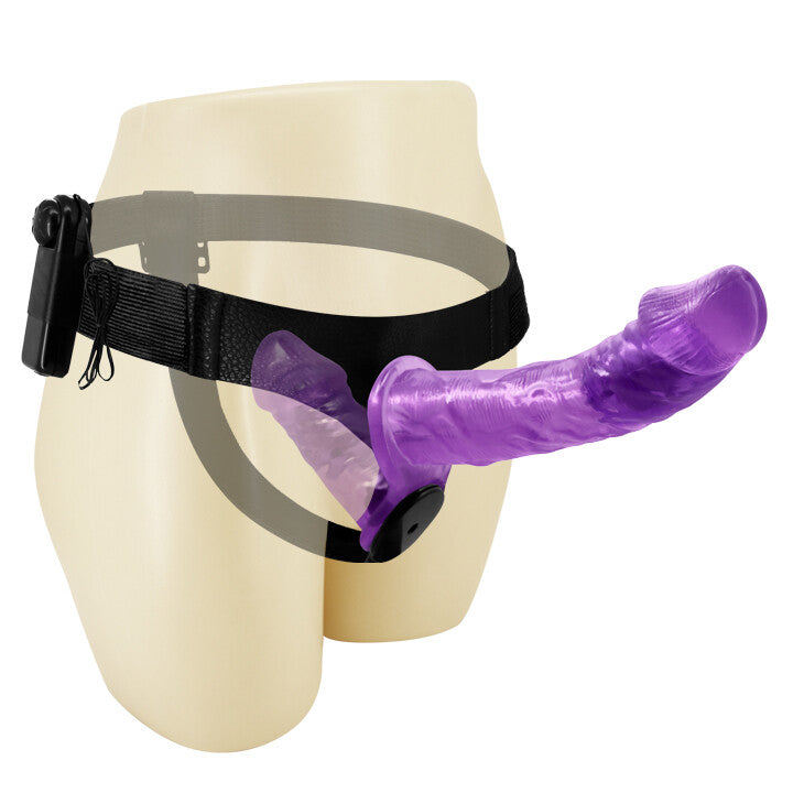 Strap-on Vibrante Ultra Passionate Dual Vibration 17,5 cm - immagine 13
