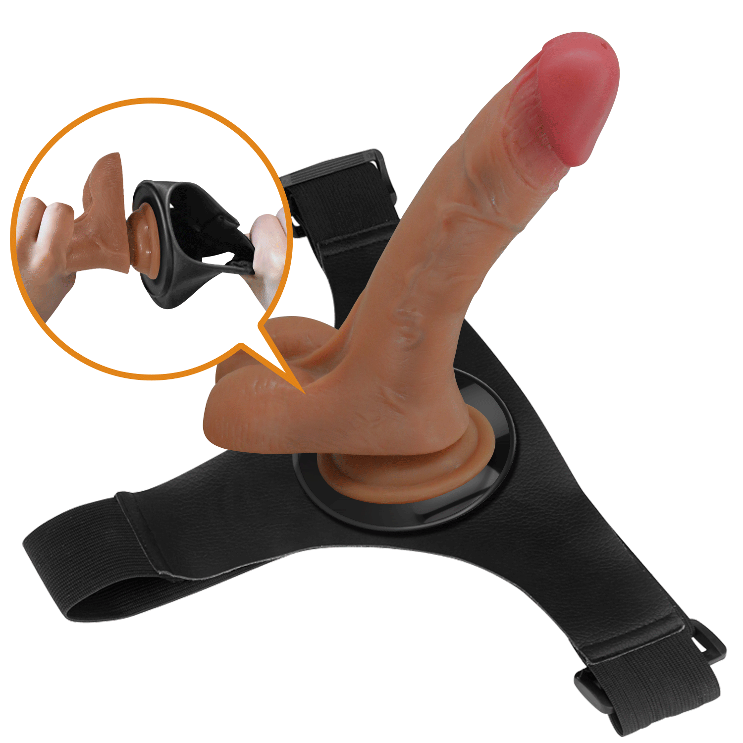 Strap On Vibrante Oher 20 cm - immagine 2