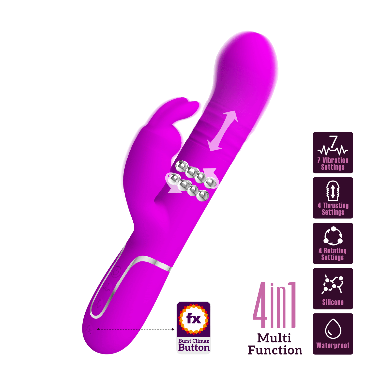 Vibratore Rabbit Coale - immagine 2