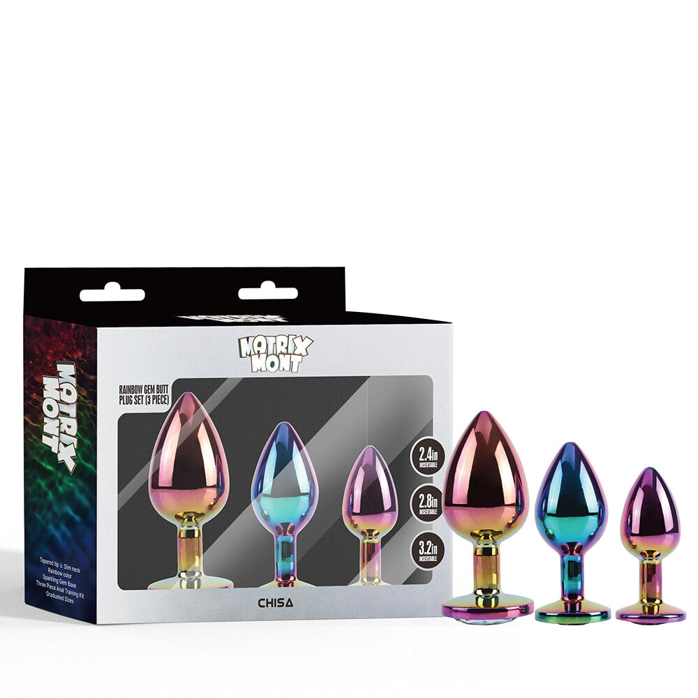 Rainbow Gem Set Plug Anali