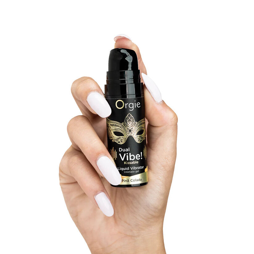 Vibratore Liquido Dual Vibe Pina Colada 15ml - immagine 2