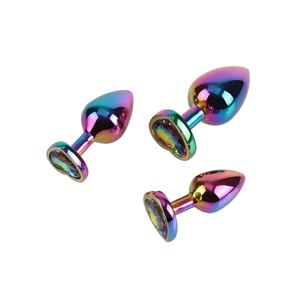 Rainbow Heart Set Plug Anali