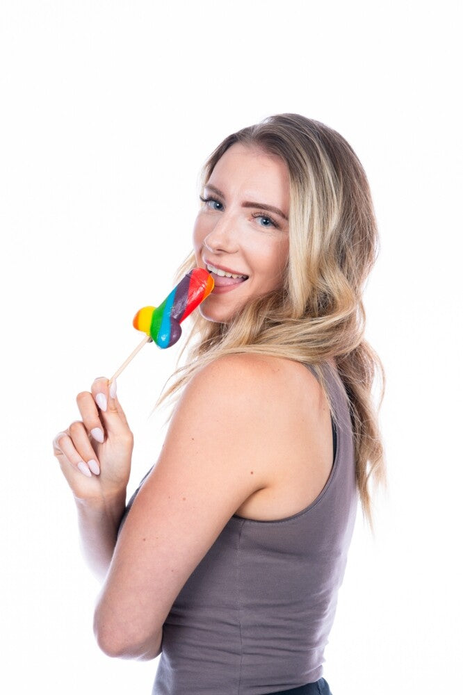 Lecca Lecca Sexy Rainbow Cock Pops - immagine 3