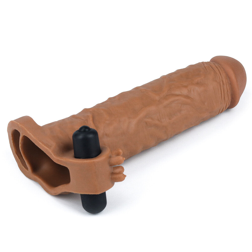 Guaina e Prolunga Pene Vibrante Glory 19 cm - immagine 3