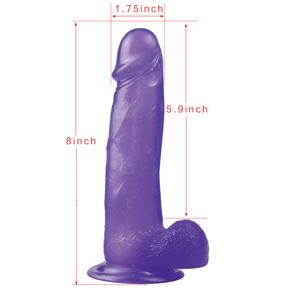 Dildo Realistico Jelly Studs 20 cm - immagine 10