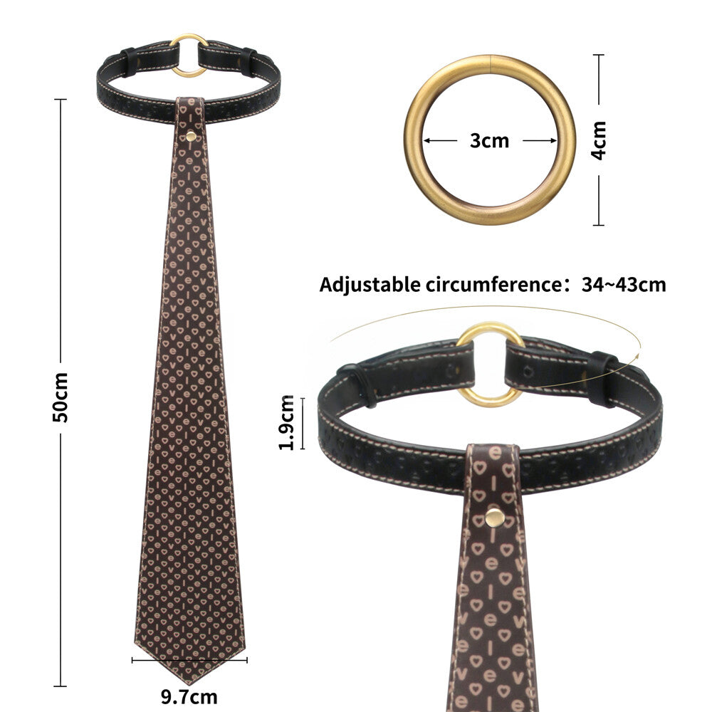 Collare Bondage Rebellion Tie - immagine 5