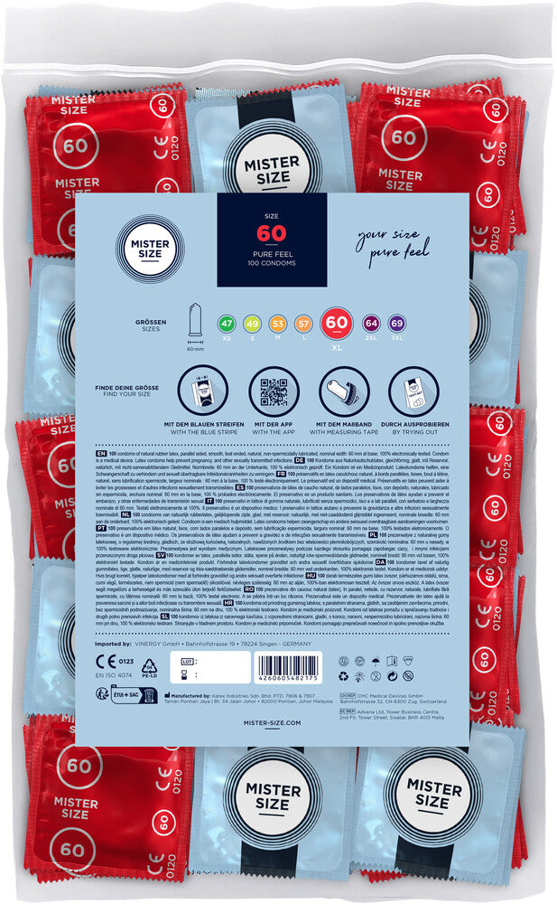 Preservativi XL 60 Mister Size - immagine 5