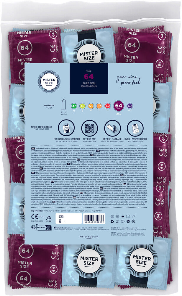 Preservativi XL 64 Mister Size - immagine 5