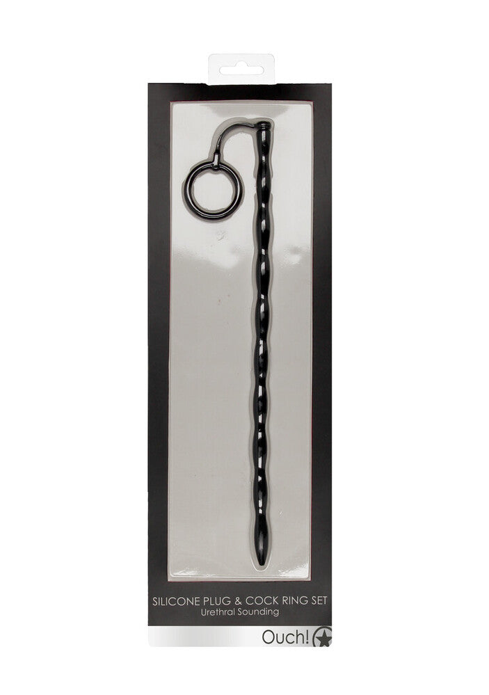Set Anello Fallico E Plug Uretrale - immagine 10