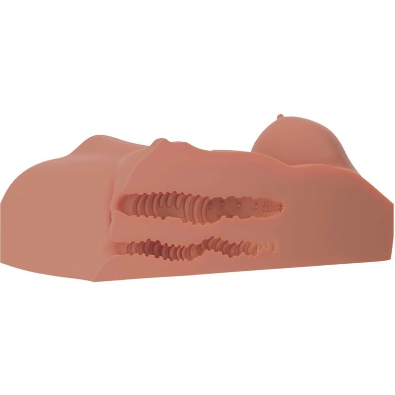 Masturbatore Torso Candy con Doppia Entrata