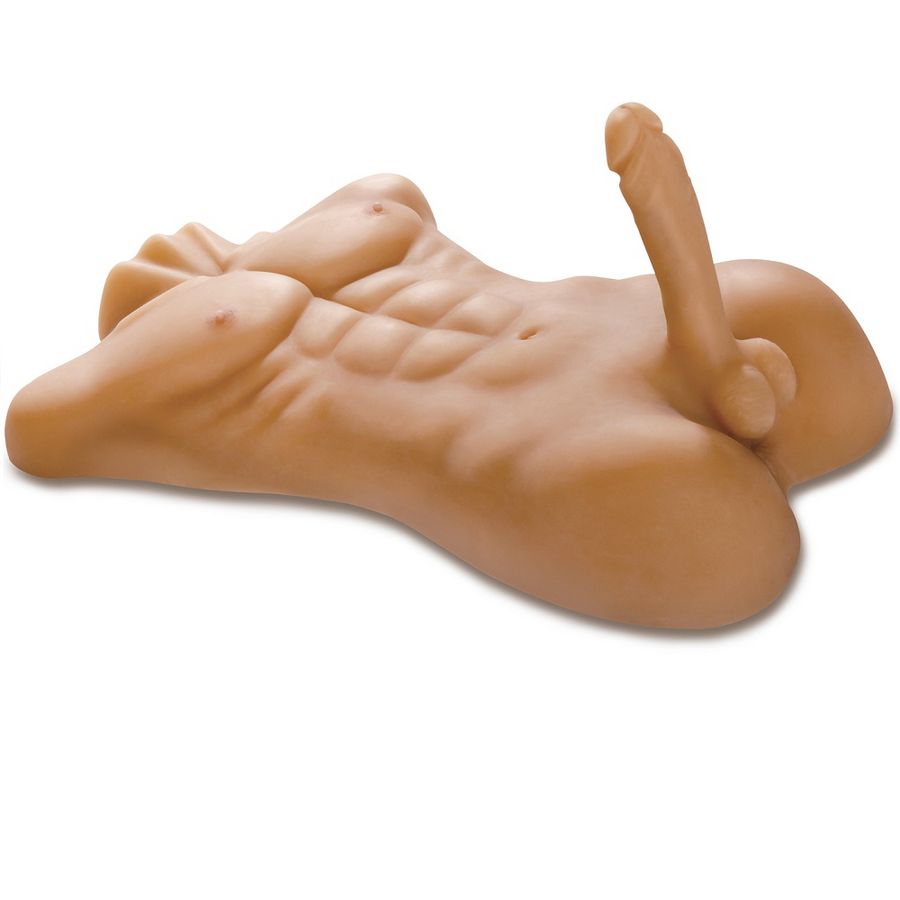 Torso Maschile Fuck Me Mega con Pene Realistico 20 cm