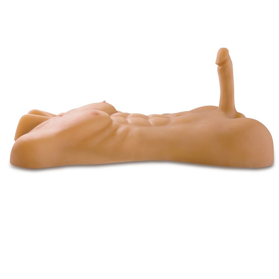 Torso Maschile Fuck Me Mega con Pene Realistico 20 cm
