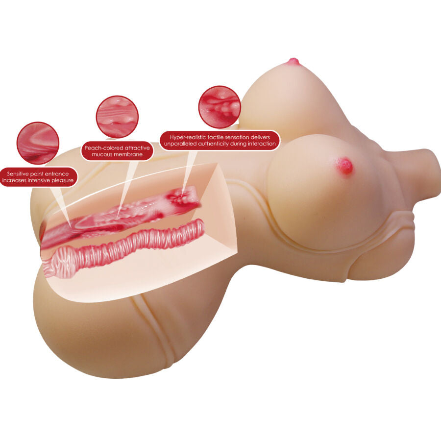 Diana Torso Femminile Realistico Vagina e Anale 5 kg