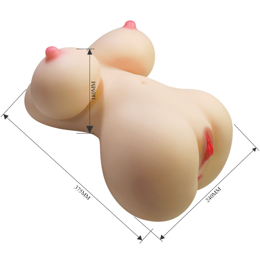 Fiona Torso Femminile Realistico Vagina e Anale 7,1 kg