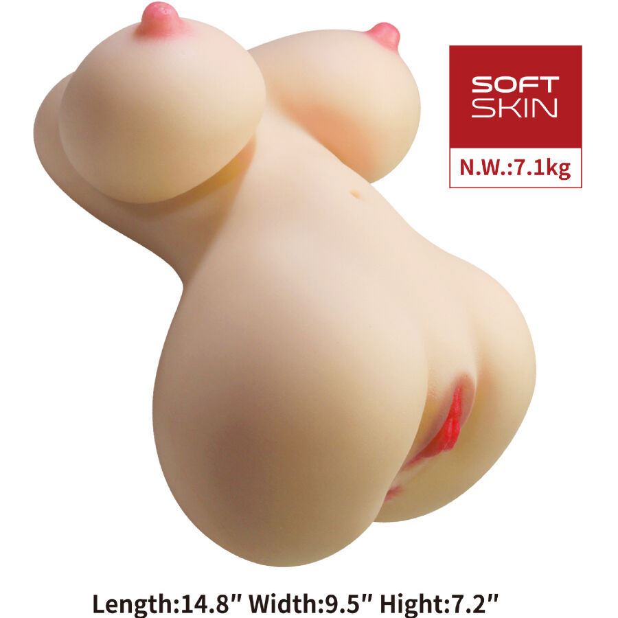 Fiona Torso Femminile Realistico Vagina e Anale 7,1 kg