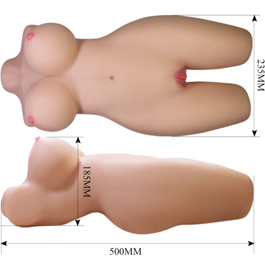 Mia Torso Femminile Realistico Vagina e Anale 8,5 kg