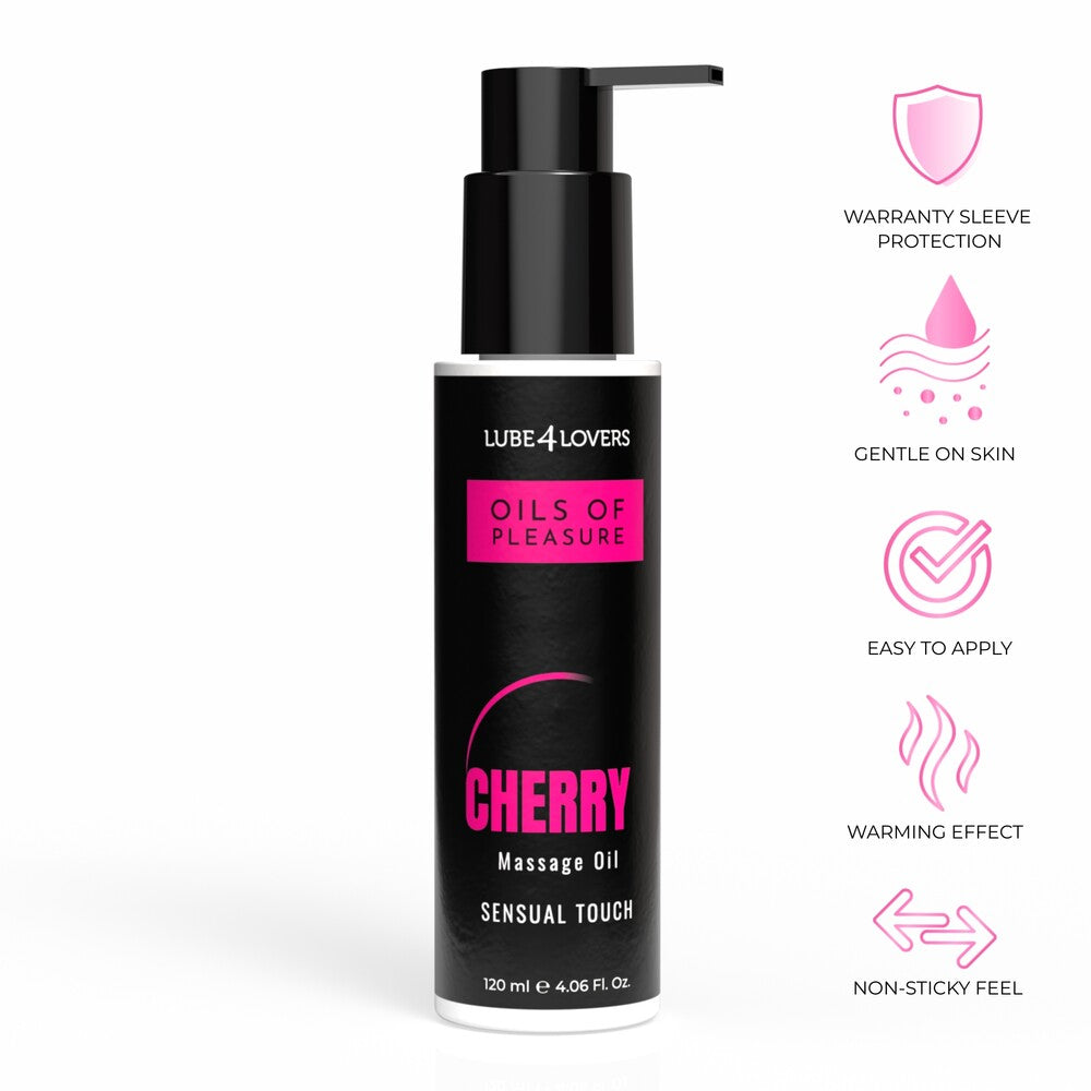 Olio da Massaggio Pleasure Ciliegia 120 ml - immagine 1