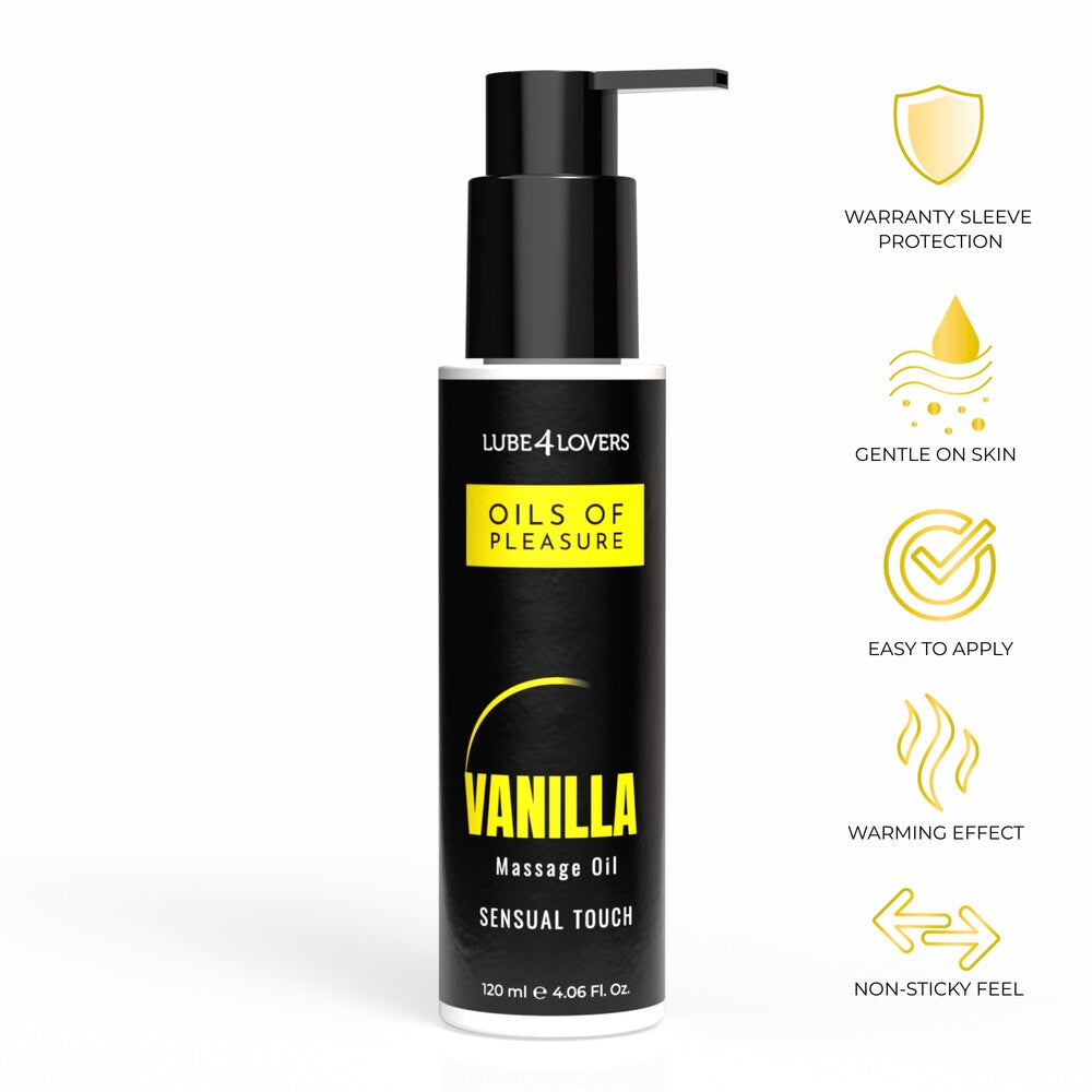 Olio da Massaggio Pleasure Vaniglia 120 ml - immagine 1