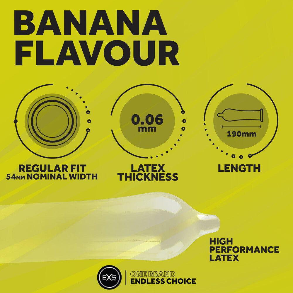Preservativi Aromatizzati EXS Banana - immagine 3
