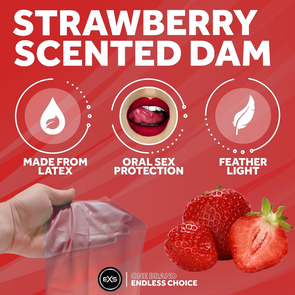 EXS Oral Dams Fragola - immagine 3