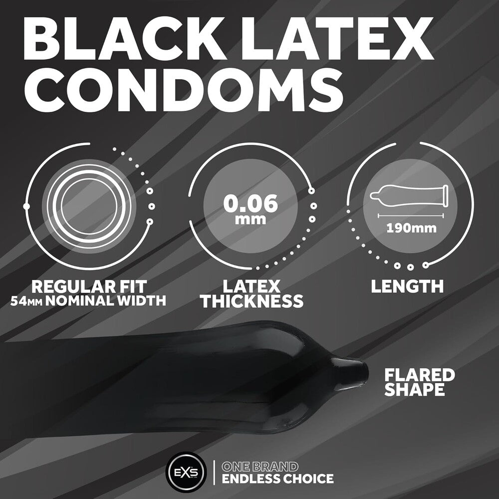 Preservativi EXS Black Latex - immagine 7
